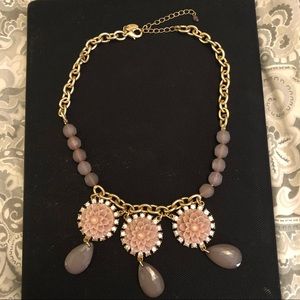 Lia Sophia Floral Statement Necklace